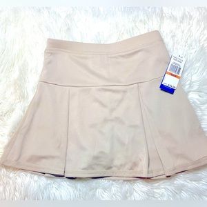 Nautica Girls' Khaki School Uniform Performance Pleated Scooter size 7